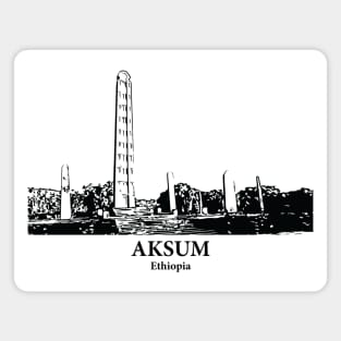 Aksum - Ethiopia Magnet